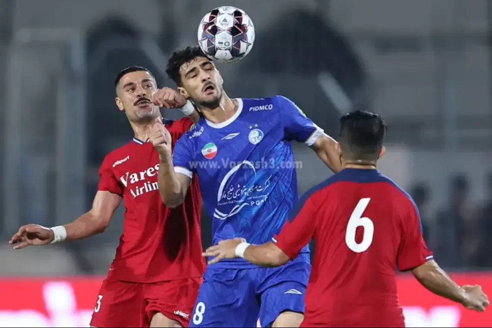 نساجی 0 - 1 استقلال / صدر جدول آبی باقی ماند +فیلم خلاصه بازی