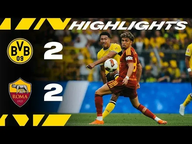  خلاصه بازی دورتموند 2-2 رم (دیدار دوستانه باشگاهی - 2026) - پارس فوتبال