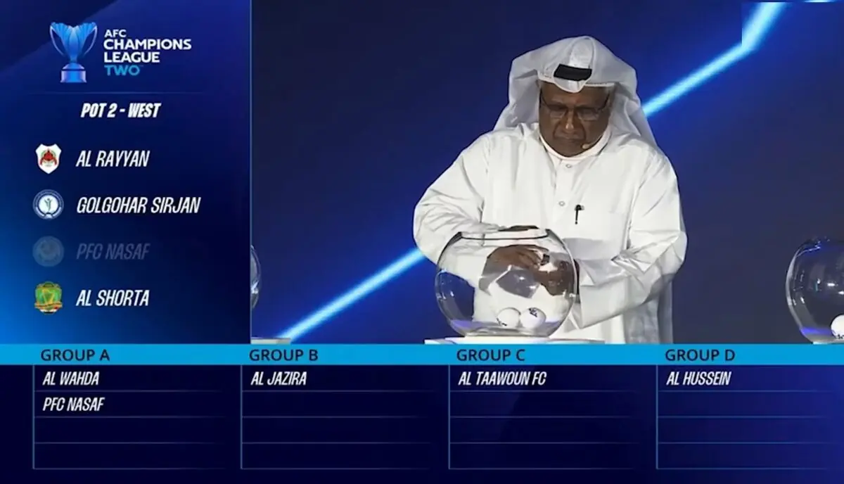  ویدیو| لحظه خروج نام گل گهر از گوی به عنوان نماینده ایران! - پارس فوتبال