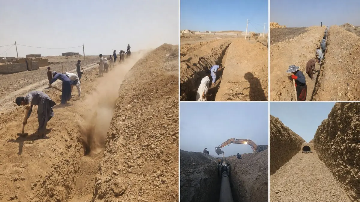  خبرهای خوش آبرسانی به دورافتاده‌ ترین روستاهای سیستان‌ و بلوچستان/ از مرز پاکستان تا نوار ساحلی گواتر + فیلم و عکس