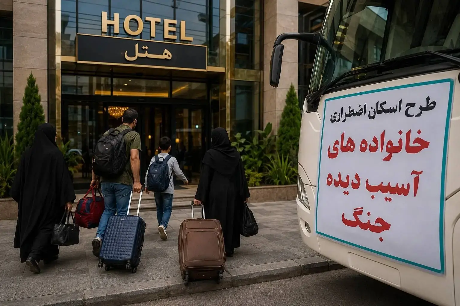 پایان اسکان جنگزدگان در هتلها؛ ۹۵۰۰ خانواده به خانههای اجارهای منتقل شدند
