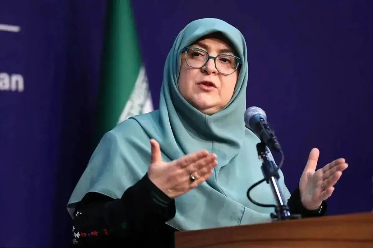  عکسی که ایسنا از پزشکیان و خانم سخنگو منتشر کرد