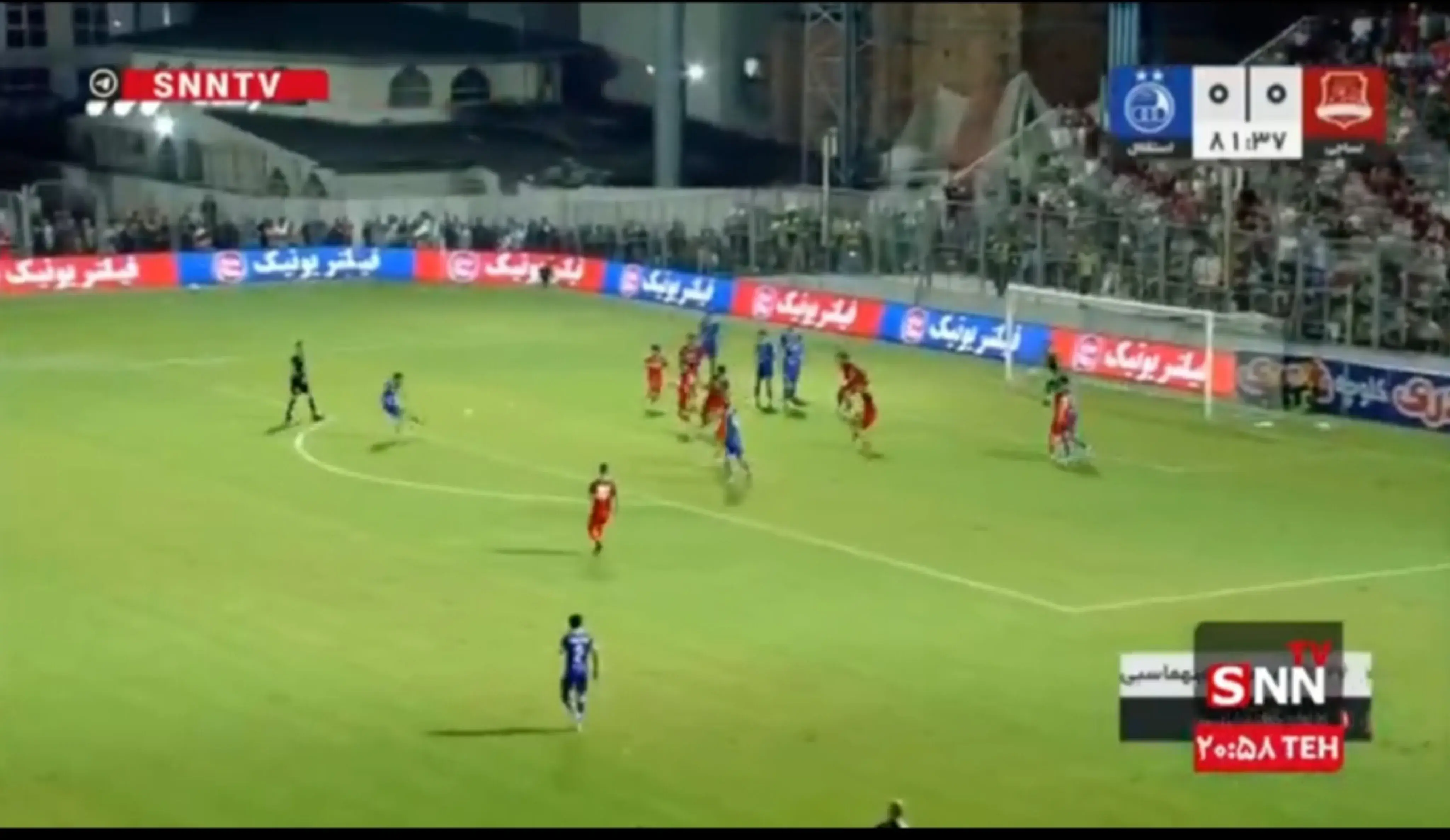 فیلم گل اول استقلال به نساجی توسط آزادی