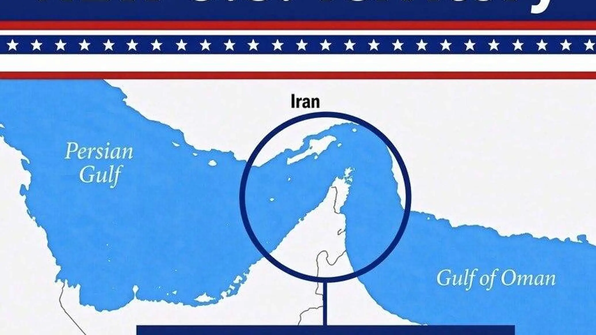 ترامپ تصویری از تنگه هرمز منتشر کرد و آن را «قلمرو جدید آمریکا» نامید