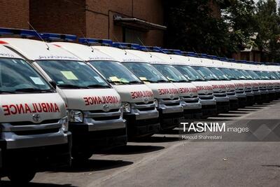  استقرار ناوگان اورژانس تهران در مراسم چهلم رهبر شهید انقلاب - تسنیم