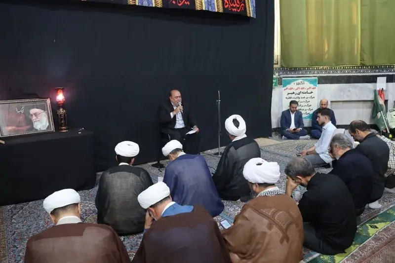 مراسم چهلمین روز تشییع رهبر شهید در شهرستان بهارستان برگزار شد - تسنیم