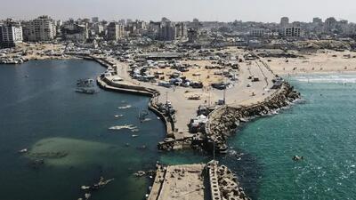 شهادت ۶ فلسطینی در حملات اسرائیل به منطقه بندری غزه