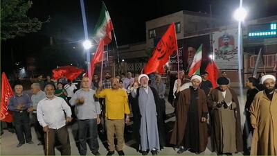 گوشههایی از حماسه وطن پرستی دیباج در میدان مقاومت + فیلم