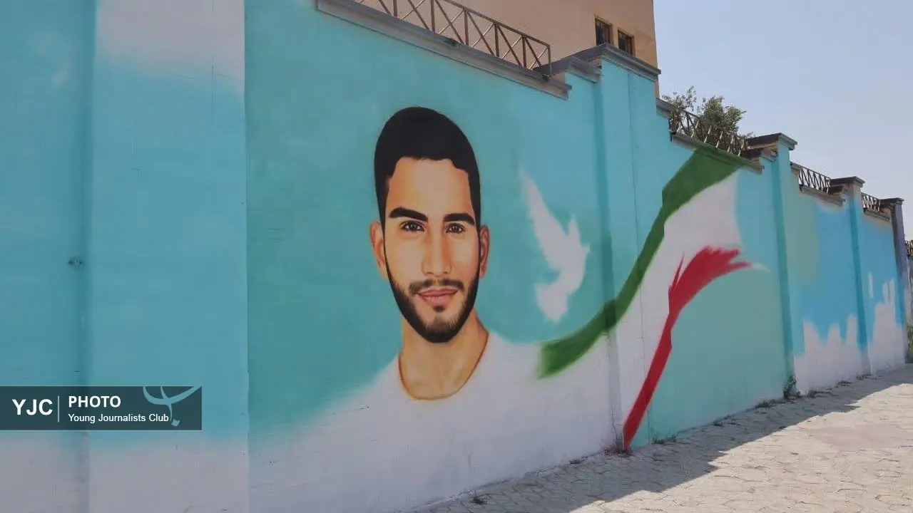 آغاز دیوارنگاری شهدا در نقاط مختلف شهرکرد + تصاویر