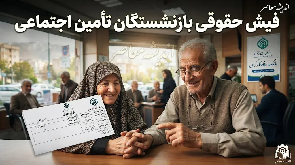 فیش حقوقی بازنشستگان تامین اجتماعی صادر شد