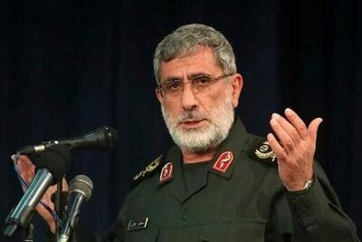  سردار قاآنی: غاصبان فلسطین در سرزمین‌های اشغالی دچار «سرطان اجتماعی» شده‌اند