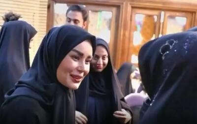 حضور همسر عراقچی در مراسم بزرگداشت رهبر شهید
