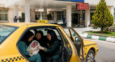 خبر عجیب از رباطکریم؛ تولد نوزاد در تاکسی تهران