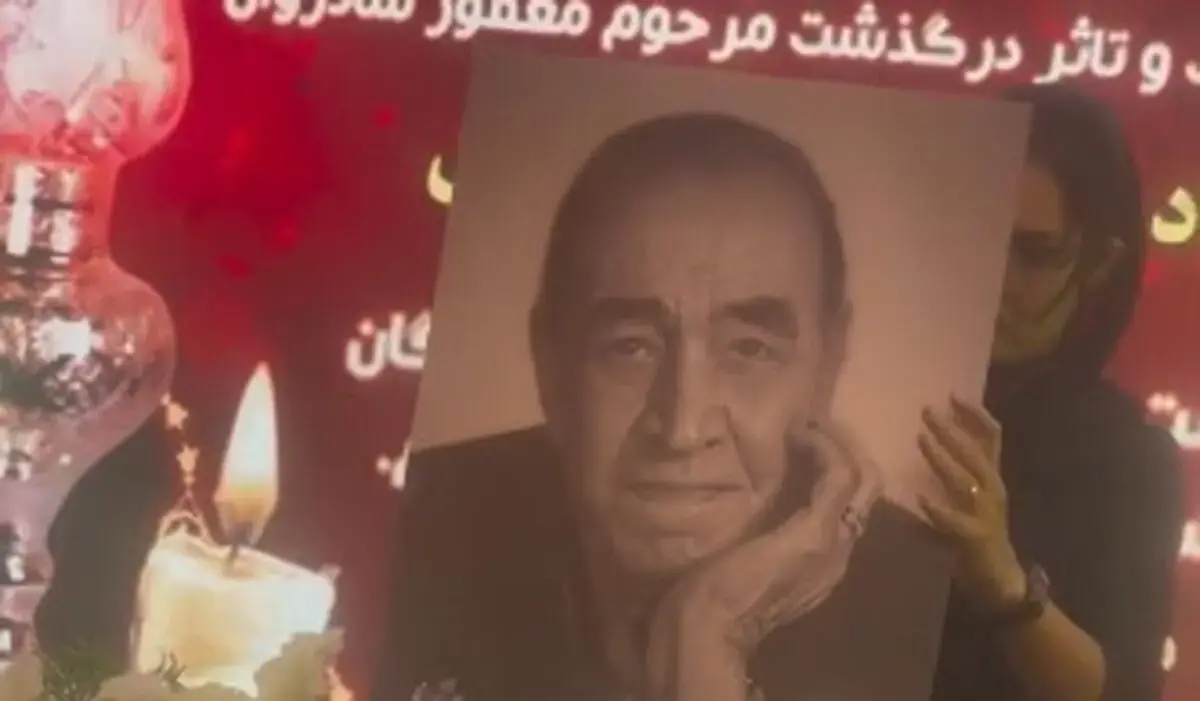  حال ناخوش همسر اول و دوم ایرج در مراسم ختم او