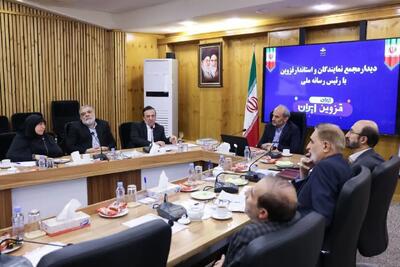 استاندار قزوین با رئیس رسانه ملی دیدار و گفتگو کرد