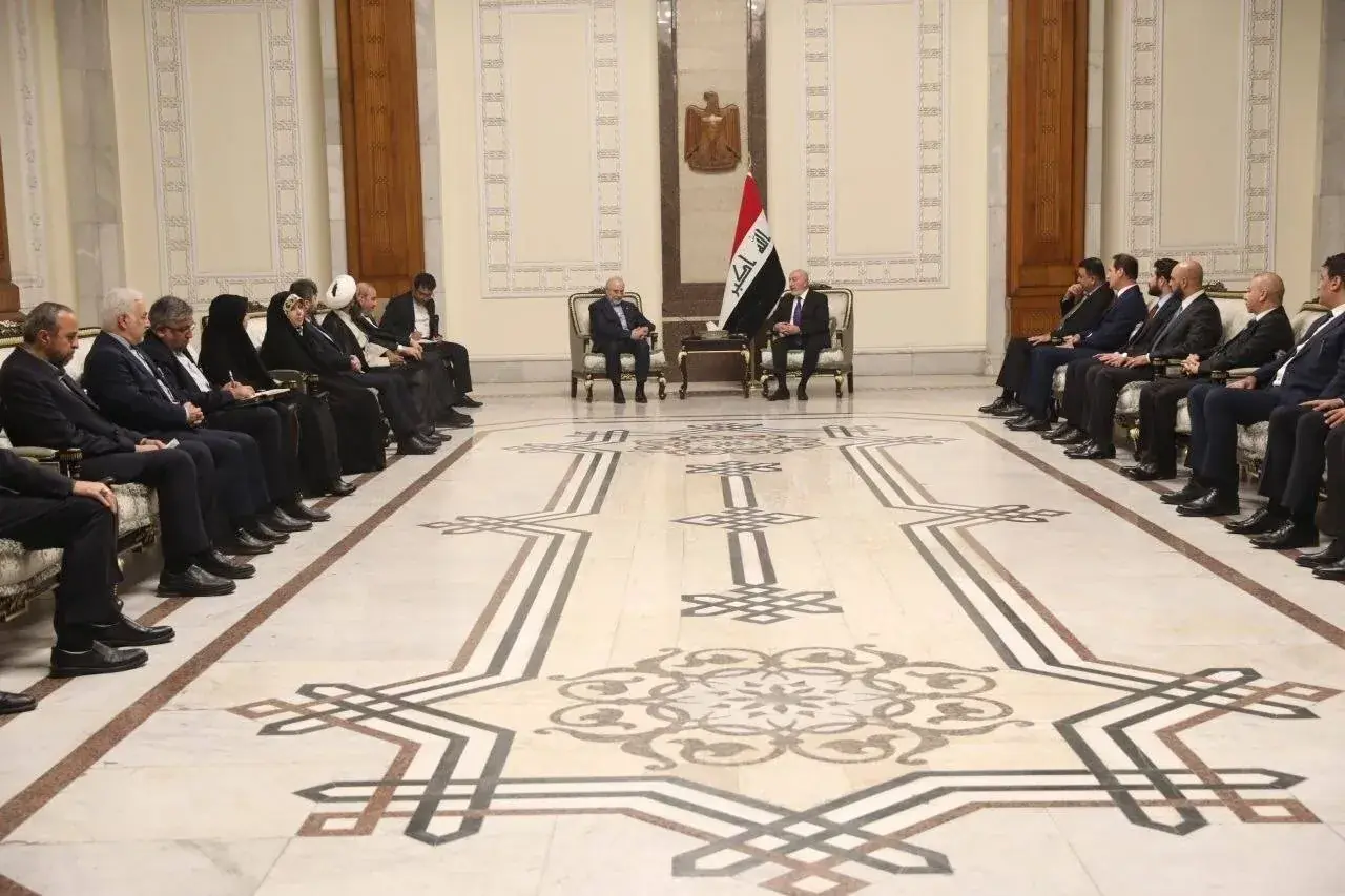  دیدار رئیس مجلس با رئیس جمهور عراق