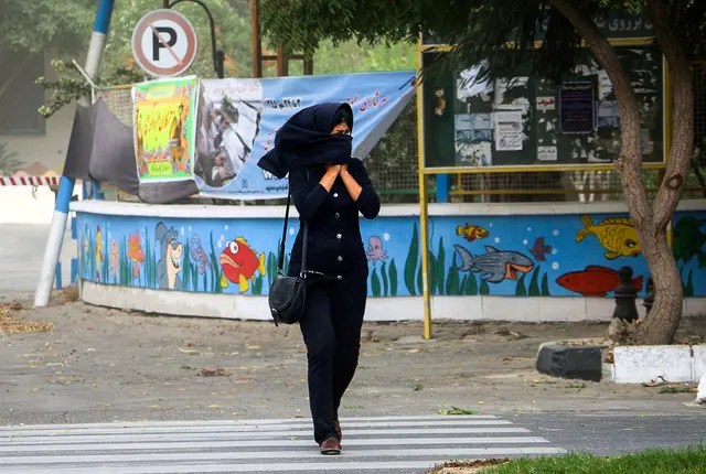 باران، باد و کاهش دما تا ۵ درجه در تهران