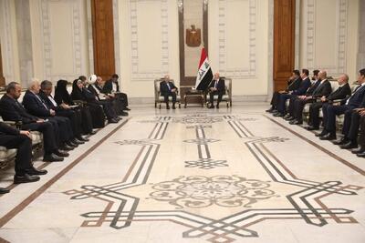 دیدار قالیباف با رئیسجمهور عراق