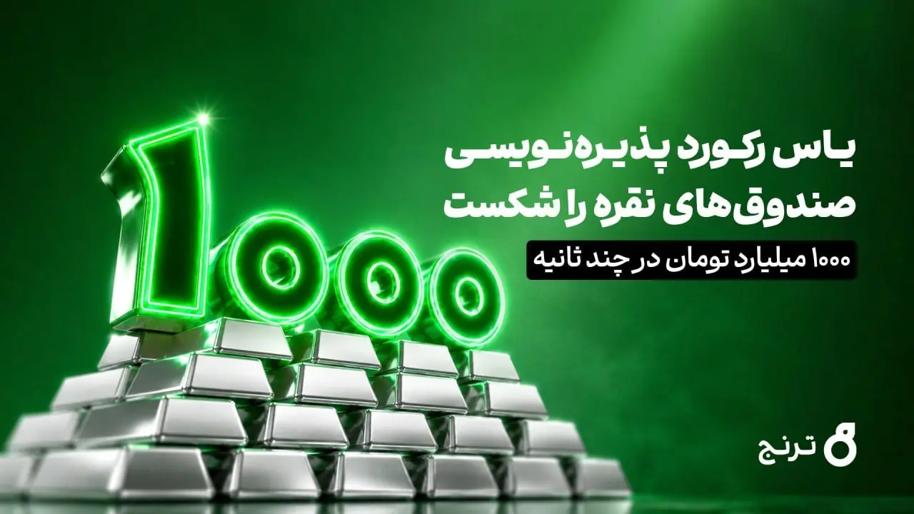 «یاس» گروه ترنج در چندثانیه ۱٬۰۰۰ میلیارد تومان جذب کرد
