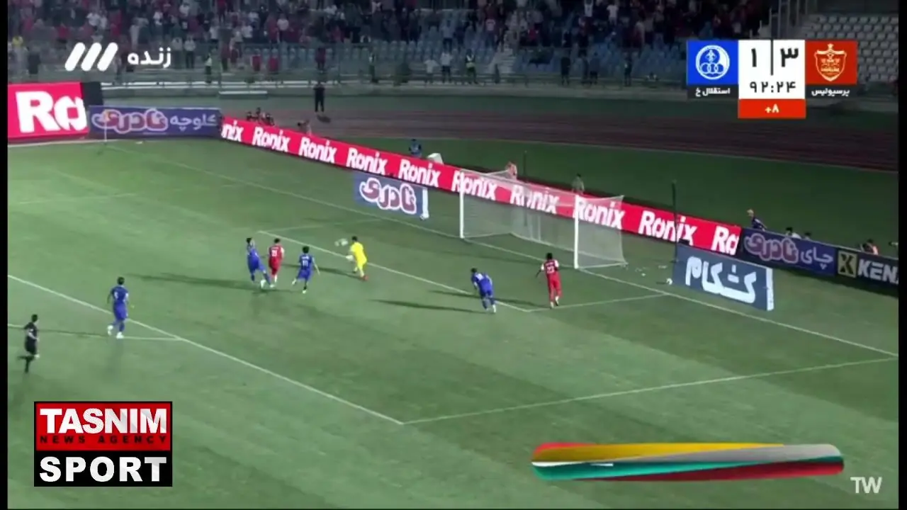 ببینید| گل چهارم پرسپولیس به استقلال خوزستان