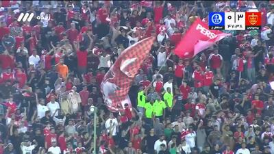 ببینید؛ گل سوم پرسپولیس به استقلال خوزستان توسط سرگیف دقیقه 48