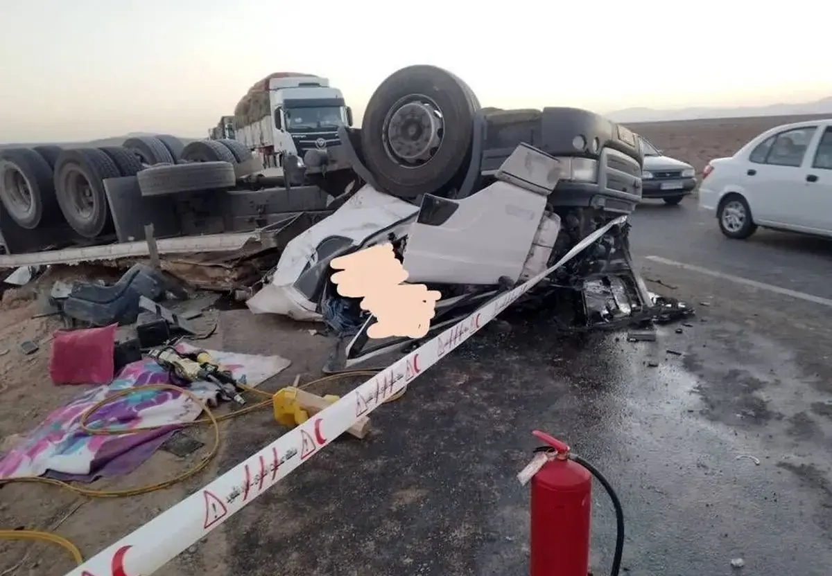  ۱۴ مصدوم و ۲ جان‌باخته در تصادفات جاده‌ای استان سمنان