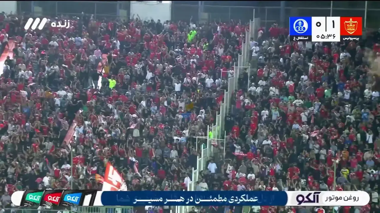 طوفان زودهنگام پرسپولیس؛ خدابندهلو در دقیقه ۷ گل زد + ویدئو