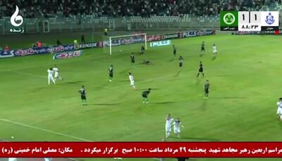 ویدیو: گل دوم ملوان به خیبر توسط رضا مرزبان
