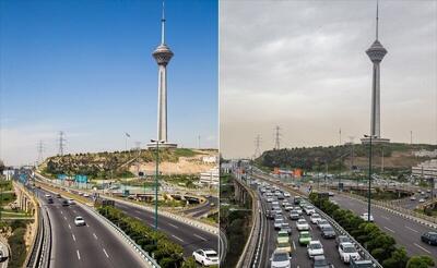 وضعیت و شاخص آلودگی هوای تهران امروز چهارشنبه ۲۸ مرداد / کدام مناطق آلودگی بیشتری دارد؟