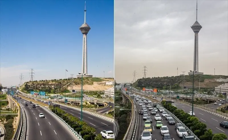 وضعیت و شاخص آلودگی هوای تهران امروز چهارشنبه ۲۸ مرداد / کدام مناطق آلودگی بیشتری دارد؟
