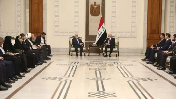 قالیباف با رئیسجمهور عراق , رئیس مجلس نمایندگان عراق دیدار کرد