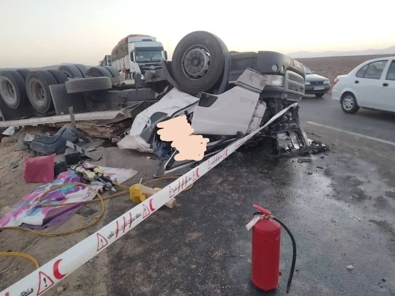  ۱۴ مصدوم و ۲ جان‌باخته در تصادفات جاده‌ای استان سمنان