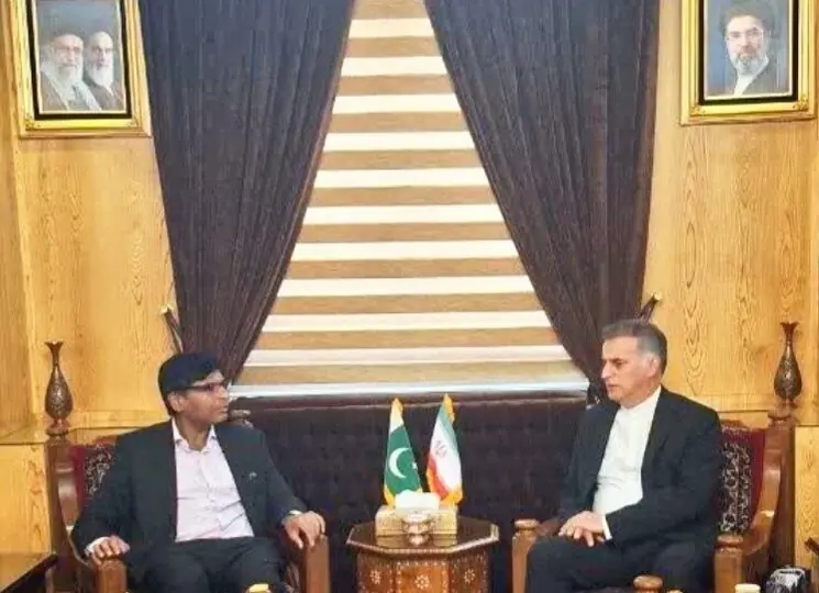 دیدار کنسول جدید پاکستان با رئیس نمایندگی وزارت امور خارجه در مشهد