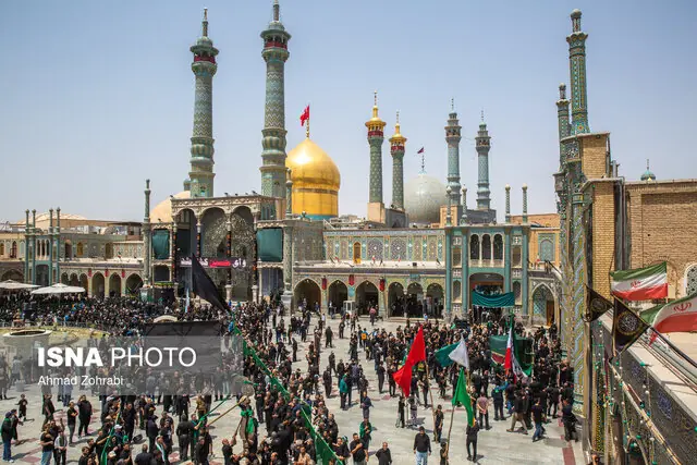 برگزاری مراسم عزاداری شهادت امام حسن عسکری(ع) در حرم بانوی کرامت