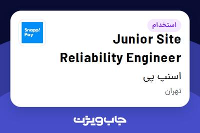  استخدام Junior Site Reliability Engineer در اسنپ پی