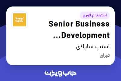 استخدام Senior Business Development Specialist در اسنپ ساپلای