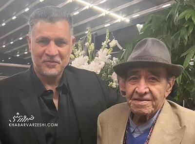 محمد دادکان، تنها پهلوان ورزش ایران در مراسم یادبود پهلوان موسیقی +عکس