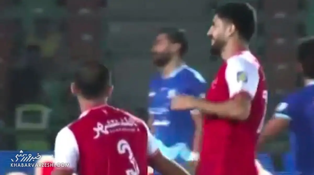  ویدیو| گل اول پرسپولیس به استقلال خوزستان (محمدخدابنده لو)/ گلزنی در دقیقه ۶!