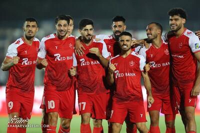  پرسپولیس ۴ - استقلال خوزستان ۱/ صدر جدول با گلباران آبی‌ها، قرمز شد