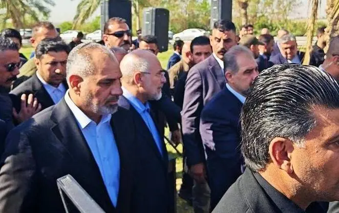 فیلم/ حضور قالیباف در مقتل حاج قاسم و ابومهدی در بغداد