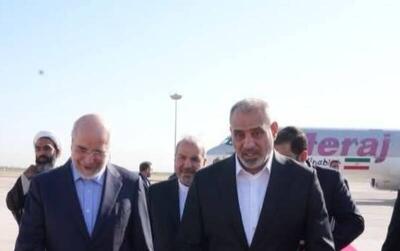 فیلم/ استقبال رسمی از قالیباف در بدو ورود به عراق