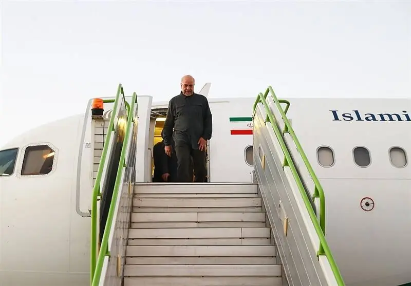 قالیباف وارد بغداد شد