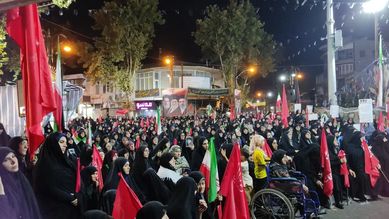 صد و هفتاد یکمین حماسه حضور لنگرودیها در اربعین خاکسپاری رهبر شهید