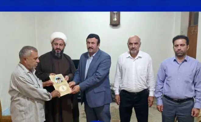 مسئولان دیلم با ۲ نفر از آزادگان دیدار کردند