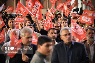 مراسم چهلم تدفین رهبر شهید انقلاب در اراک