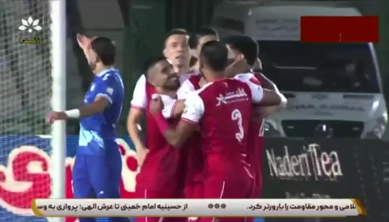 ویدیو: گل اول پرسپولیس به استقلال خوزستان توسط محمد خدابنده لو - پارس فوتبال