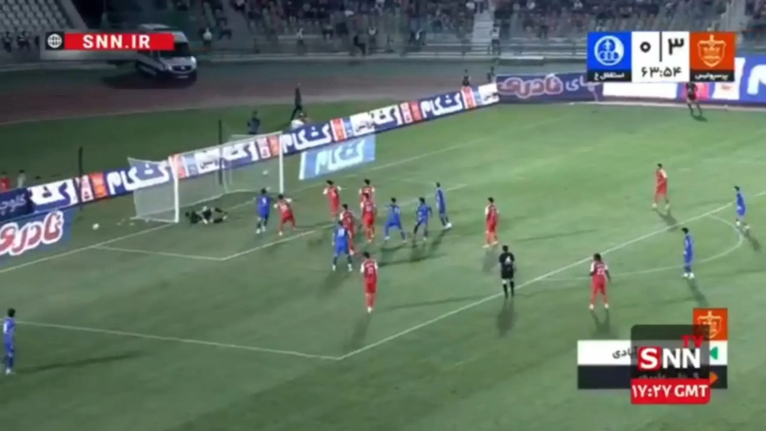  فیلم گل اول استقلال خوزستان به پرسپولیس؛ گل به خودی نیازمند - پارس فوتبال