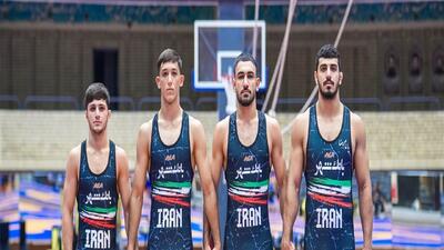 یک مدال طلا دستاورد کشتی فرنگی ایران در چهار وزن دوم قهرمانی جهان - پارس فوتبال