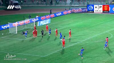  ویدیو| گل به خودی پیام نیازمند/ گل اول استقلال خوزستان به پرسپولیس - پارس فوتبال