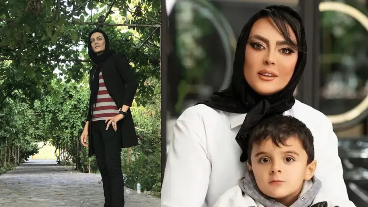 فیلم/ نگاهی به چیدمان لوکس ویلای دلباز شهربانو منصوریان با استخر روباز و یک شناگر حرفهای/ انگار در بهشت قدم می زنی